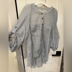 Free people oversized shirt